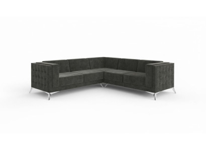Woongebied hoekbank L-vorm bank bank decor ontwerp bank stof modern