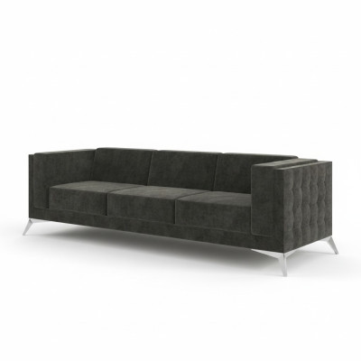 Ontwerp Bankstel 3-Zits Chesterfield Bank Bekleed Bankstellen Designbank Driedelig Nieuw