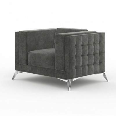 Chesterfield fauteuil bankstel 1-zits bank gestoffeerd Nieuwe bank televisie Textiel