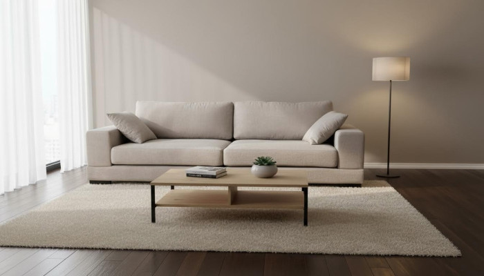 Bankstel 4-zits stoffen bankstellen Luxe designerbank Banken groot Gestoffeerde fauteuil 274cm