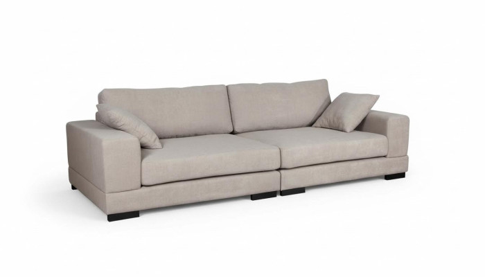 Bankstel 4-zits stoffen bankstellen Luxe designerbank Banken groot Gestoffeerde fauteuil 274cm