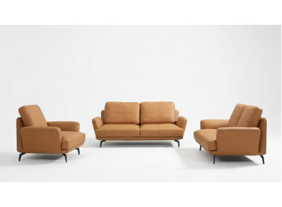 Leren bankstel bankstel deco 3+2+1 zits set gestoffeerde bankstel set bank