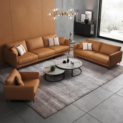 Bankstel 3+2+1 zits leren bank bankstel woonlandschap set design modern