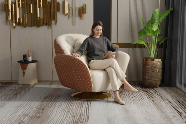 Lounge Luxe TV-club zitbank zetel ontwerp bank sofa leer relaxen