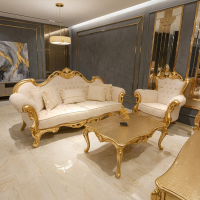 Bankstel 3+3 zits Chesterfield luxe bankstel 2-delige bankstel klassiek meubilair nieuw.
