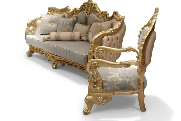 Klassieke bankstel 3+3+1 zits Chesterfield relaxfauteuil meubelbank nieuw