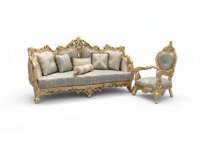 Klassieke bankstel 3+1+1 zitsbank 3-delige set Relax 2x fauteuil 3-delig.