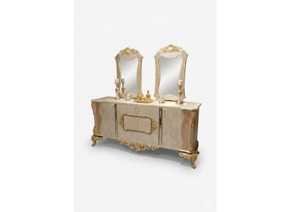 Lade Spijgel Houten Meubels Dressoir Ladekast Kast Luxe Meubels Hout Nieuw