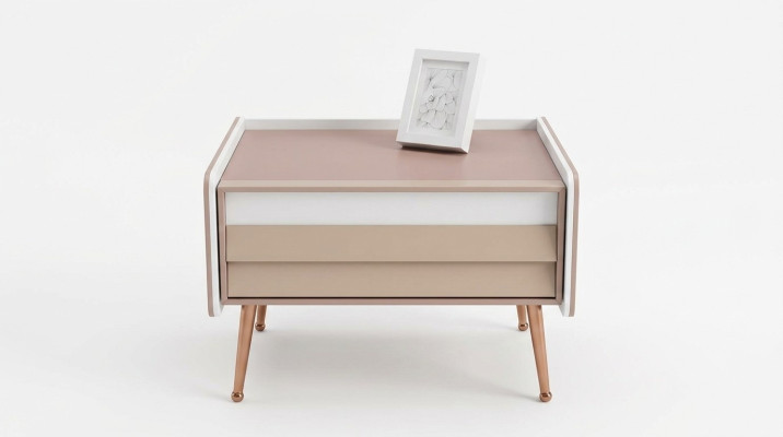 Ontwerp nachtkastje console bijzettafel slaapkamer luxe console tafels hout