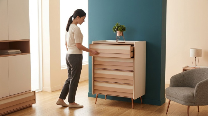 Moderne ladekast met 2 laden meubelontwerper kamer kinderkamer nieuw