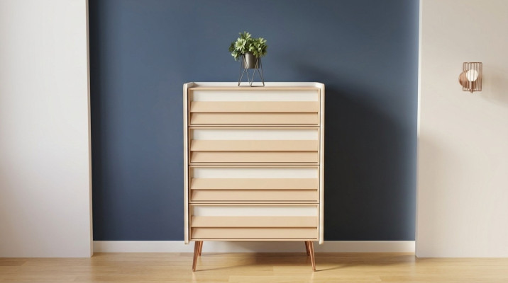 Moderne ladekast met 2 laden meubelontwerper kamer kinderkamer nieuw