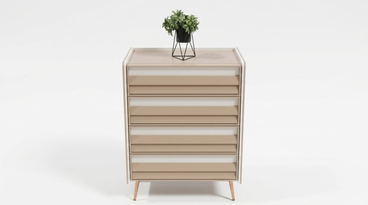 Moderne ladekast met 2 laden meubelontwerper kamer kinderkamer nieuw