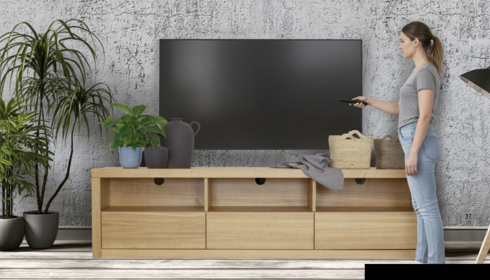 Ontwerp rtv tv dressoir ladekast lage plank luxe woonkamer bord kast
