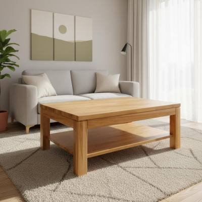 Salontafel houten tafel massief houten salontafels tafelblad bijzettafel tafel 100x70.