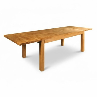 Tafel Eettafel Massief meubilair Eetkamer 140x90cm Echt hout Massief hout Nieuw Tafels