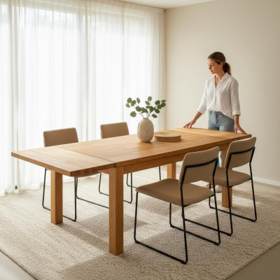 Eettafel Beuken Vergadertafel Houten tafel Tafels Tafel Massieve meubels Eetkamer Nieuw