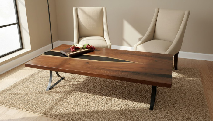 Handgemaakte salontafel Bijzettafel Designer tafel Salontafel