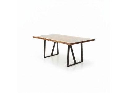 Epoxiharsen eettafel echt hout massieve meubelen waterval epoxy tafel 260x100cm.