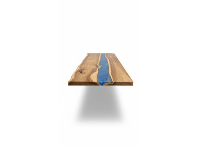 Eettafel tafels epoxyhars epoxytafel waterval echt hout massief meubilair