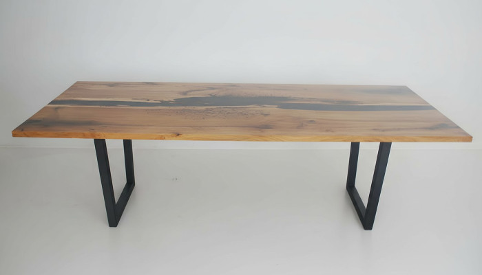 Eettafel Houten Tafels Woon Eetkamer Tafel 220x90 Massief Houten Eettafels