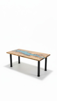 Salontafel River Table Echt hout Riviertafel Decoratief Massief Epoxyhars