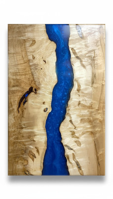 Eettafel River Table Massief Tafels 220x100 Riviertafel Epoxyhars Zee