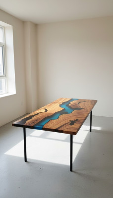 Moderne tafels Eettafel Ontwerp Tafel Hars Zee Rivier Meubels 220x90 Epoxy Oceaan