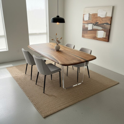 Salontafel River Table Echt Hout Epoxyhars Riviertafels Tafels Massief