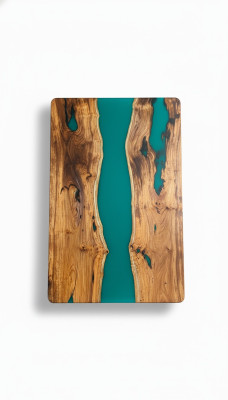 Eettafel Design Tafel Moderne Tafels Zee Oceaan Rivier Meubels 200x90 Epoxy Hars