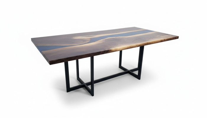 Eettafel Ontwerp Tafel Hars Moderne Tafels Zee Oceaan Rivier Meubels 220x90 Epoxy
