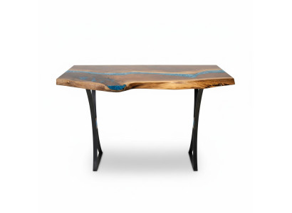 Console-ontwerp tafel commode met de hand gemaakte epoxyhars tafels