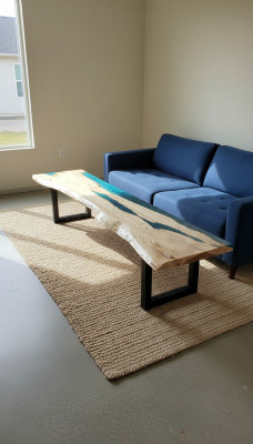 Kleine console epoxy-tafel bijzettafel TV-meubel console wandtafels epoxy nieuw