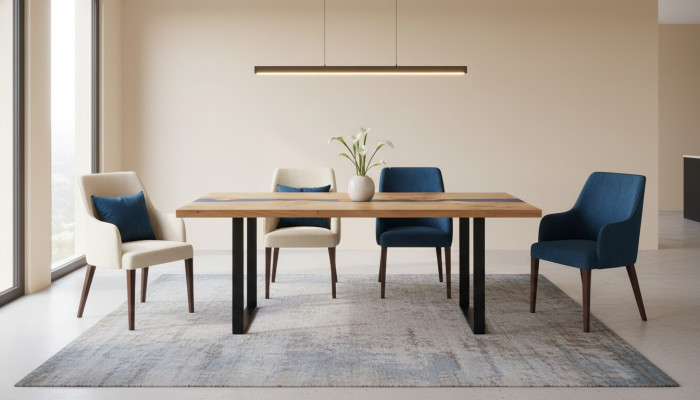 Maatwerk Echte houten Epoxyhars Tafel Epoxy rivier Prijs 1m² Tafels Hars.