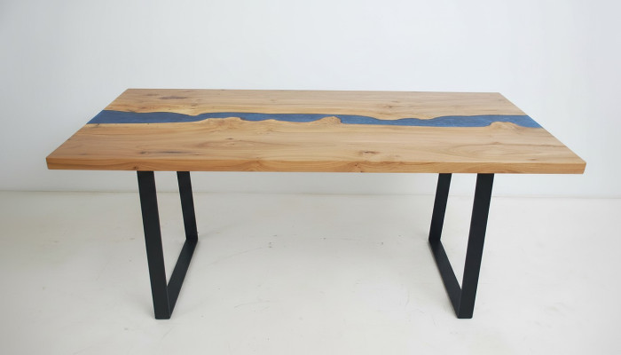 Maatwerk Echte houten Epoxyhars Tafel Epoxy rivier Prijs 1m² Tafels Hars.