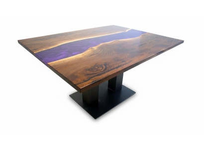 Tafel Epoxyhars Epoxyhars Rivier Echt Hout Prijs 1m² Tafels Op Maat