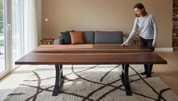 Waterval tafel vergadertafel eettafels keukentafel epoxy giethars 1m² prijs
