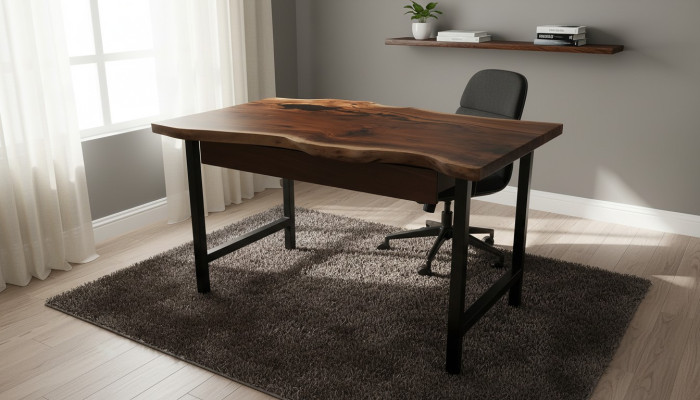 Designmeubelen Bureau 100*70cm Handgemaakt Houten Tafels Massief