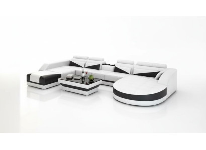 Eckbank Sofa Kussen Hoekgroep Woonlandschap Leren bank Banken Banken 2dlg.