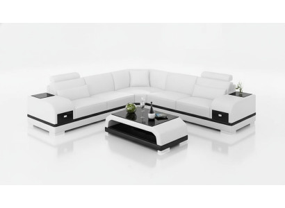 Ontwerp leren bankstel bank hoekbank bank bankstellen leren bank woonkamer