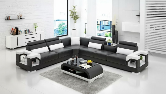 Woonkamer leren bank leren bankbank bankstellen bank leren banken woonlandschap