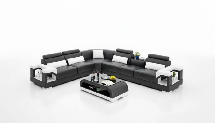 Woonkamer leren bank leren bankbank bankstellen bank leren banken woonlandschap