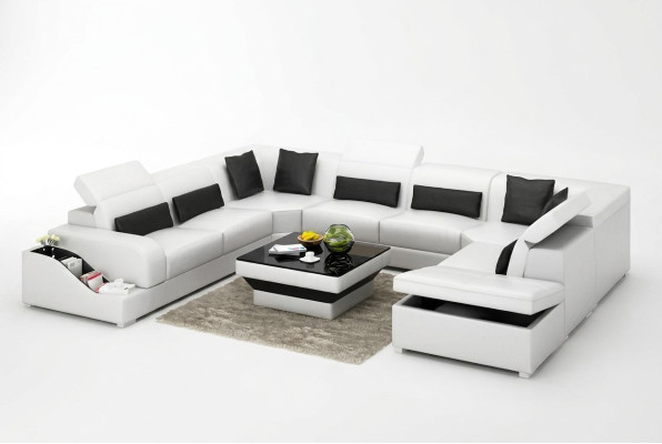 Luxe woonkamer meubelen bank bankstel design banken incl.