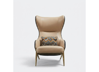 Fauteuil Designer Fauteuil Gestoffeerde Fauteuil Moderne Deco Relax Leren Fauteuil Luxe