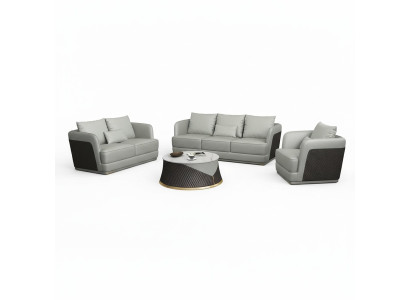 Bekleding Exclusieve designmeubelen 32 zits bankstel set 2-delig woonlandschap