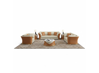 Exclusieve designmeubels 32-zits woonlandschap bankstel set 2-delig.