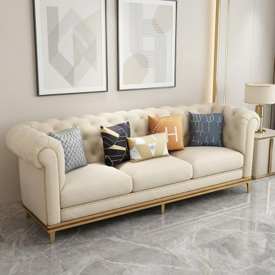 Klassieke driezitsbank sofa 3 zits ontwerp Chesterfield Italiaanse stijl