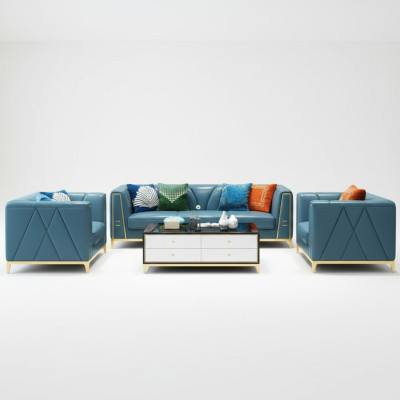 Chesterfield lederen sofa bankstellen woonkamer sofa bankstellen