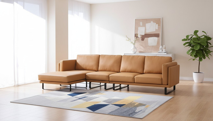 Eckbank Design Hoekbank Woonkamer Meubels Moderne Leren Bank