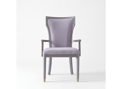 Luxe design stoel Echte Italiaanse stijl meubels Eenpersoons houten fauteuil