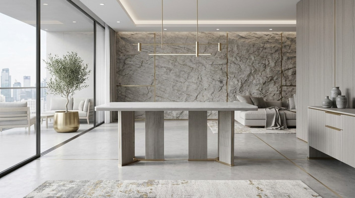 Eettafel meubelen woonkamer eetkamertafels houten tafel Italiaans